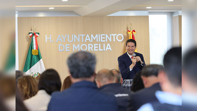 Implementa Alfonso Martínez, Geoportal Morelia para simplificar trámites 