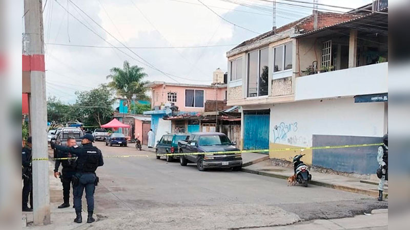 Balean a pareja en Uruapan, Michoacán, él muere ella resulta herida 