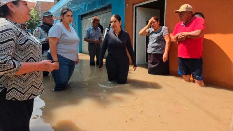 Desbordamiento del río Lerma deja más de mil damnificados en Guanajuato 