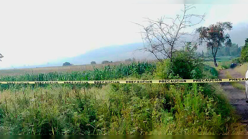 Hallan cuerpo en comunidad de Los Naranjos en Indaparapeo, Michoacán  