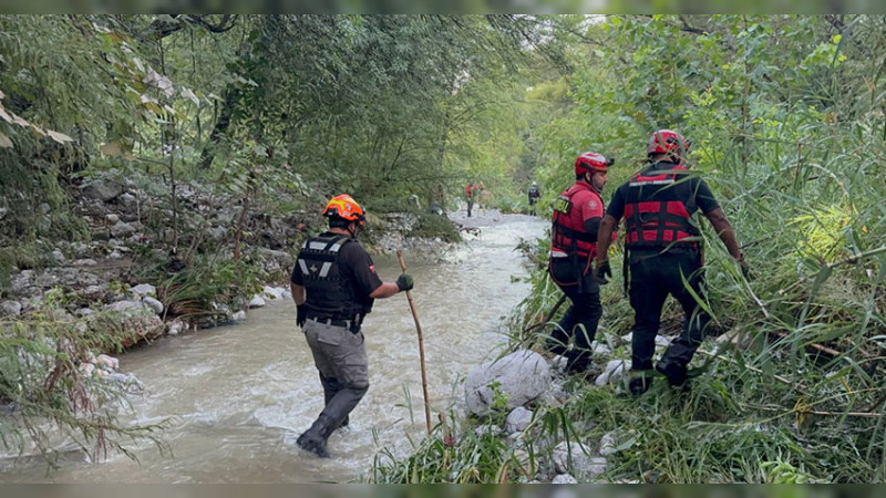 Localizan cuerpo de mujer que desapareció tras lluvias en Nuevo León 