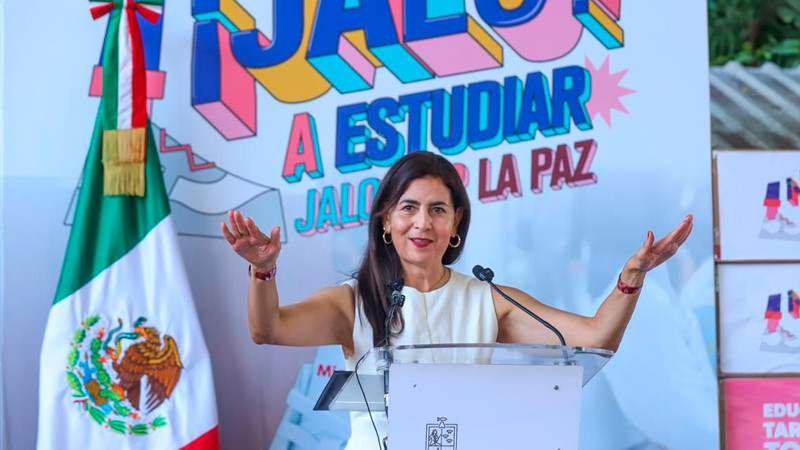 Michoacán "se pone los tenis" por la paz: Gabriela Molina 