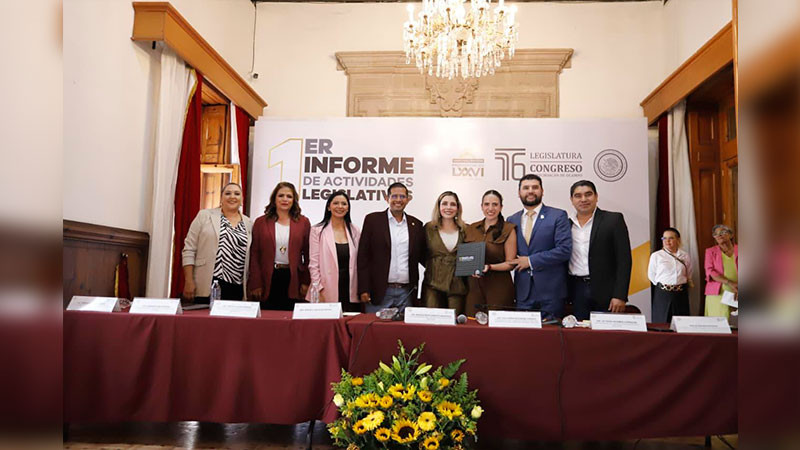 Fracción Parlamentaria del PRD presentó su Primer Informe Legislativo 