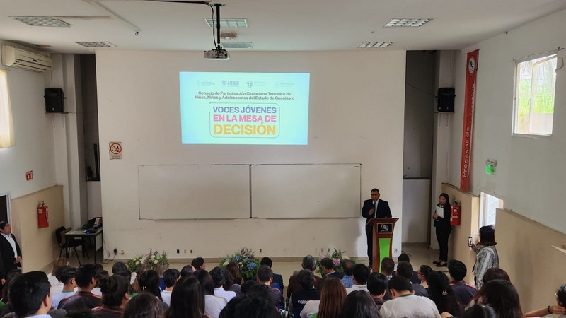 CECyTEQ, sede del Foro Participación Ciudadana de las Juventudes 