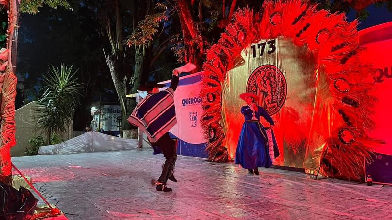 Celebra Quiroga su historia con presentaciones culturales de Chile y Colombia 