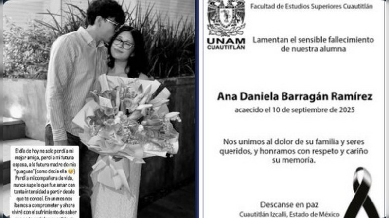 Confirman muerte de Ana Daniela Barragán tras explosión de pipa en Iztapalapa; novio la buscaba en redes y ahora le tocó despedirla 