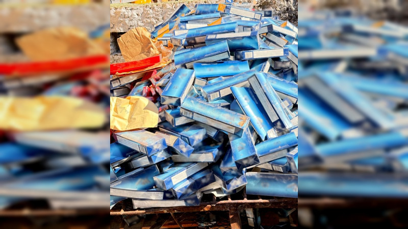 FGR quema casi 6 millones de cigarros ilegales y destruye estupefacientes en Campeche