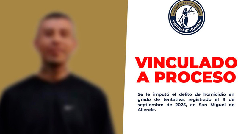Vinculan a proceso a hombre por tentativa de homicidio en San Miguel de Allende 