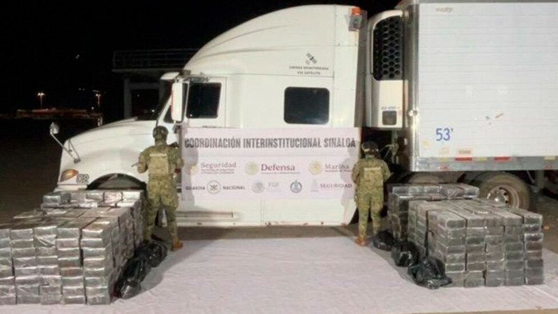 Aseguran 1.5 toneladas de estupefacientes en puerto de Mazatlán, Sinaloa; representa golpe de 426 mdp al crimen 
