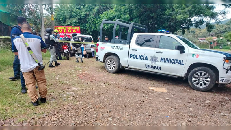 Privan de la vida a un individuo en un restaurante de la colonia La Cofradía de Uruapan, Michoacán 