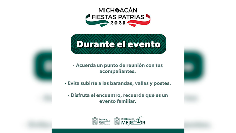 Conoce los accesos y objetos prohibidos para que ingreses rapidamente al primer cuadro del Centro Histórico de Morelia, y que disfrutes esta noche el Grito de Independencia y el concierto gratuito de Christian Nodal.