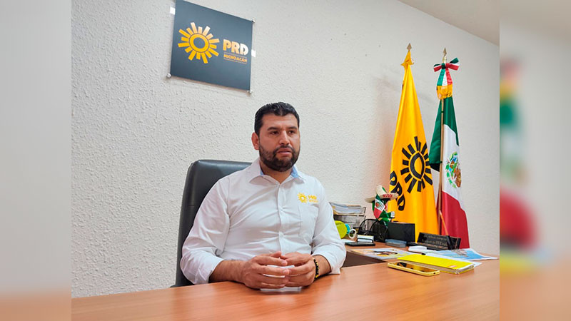 Líder estatal del PRD-M afirma que no hay investigación contra el presidente municipal de Jiquilpan 
