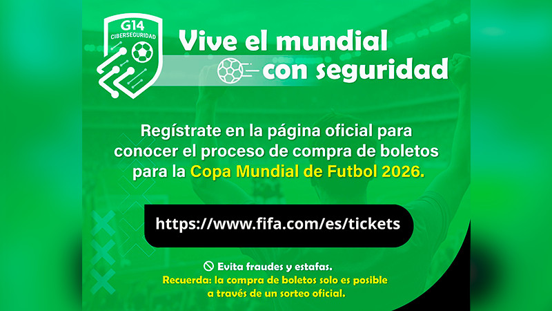 SSPC emite recomendaciones para evitar fraudes en la compra de boletos del Mundial 2026 
