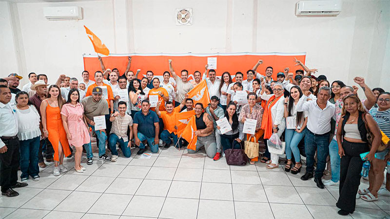 Avanza la Fuerza Naranja en Michoacán con la integración de comisiones operativas municipales 