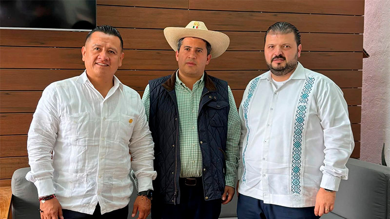 Filtros de seguridad y obras públicas, acuerdos entre SEGOB, FGE y alcalde de Uruapan 
