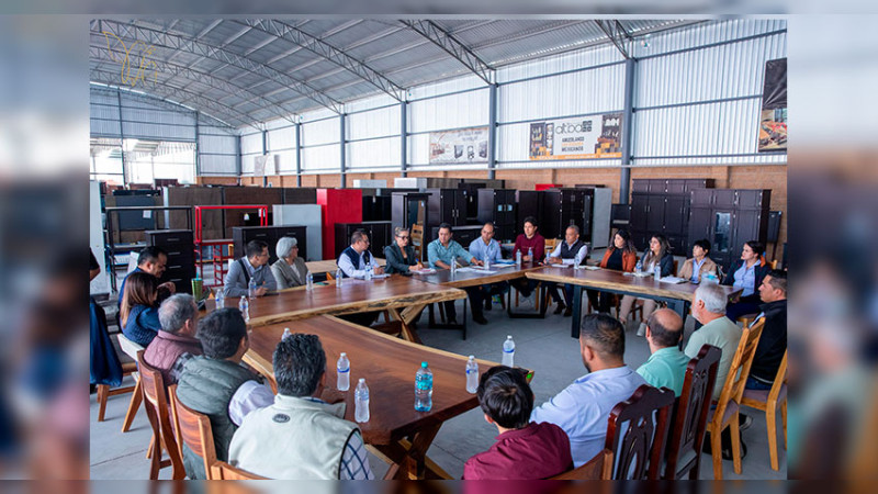 UMSNH y sector productivo de Ciudad Hidalgo se unen para apuntalar la industria maderera   