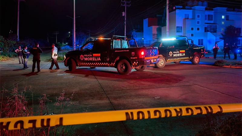 Ultiman a tiros a un individuo en el fraccionamiento Villas del Pedregal de Morelia, Michoacán  