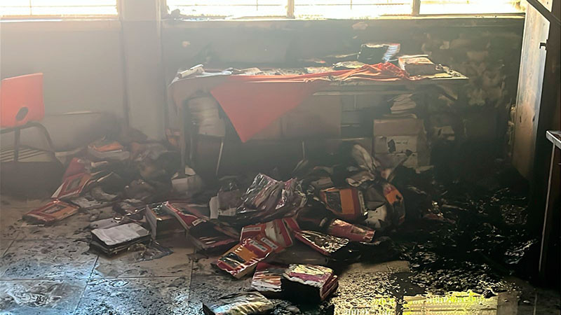  Ingresan sujetos a secundaria de Culiacán, Sinaloa y la vandalizan 