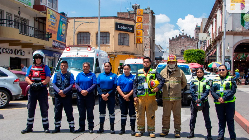 El Gobierno Municipal y diversas instituciones educativas, participaron en el Segundo Simulacro Nacional 2025 