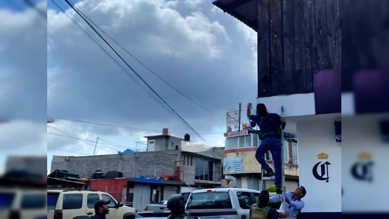 Desmantelan red clandestina de videovigilancia en colonias de Uruapan, Michoacán 