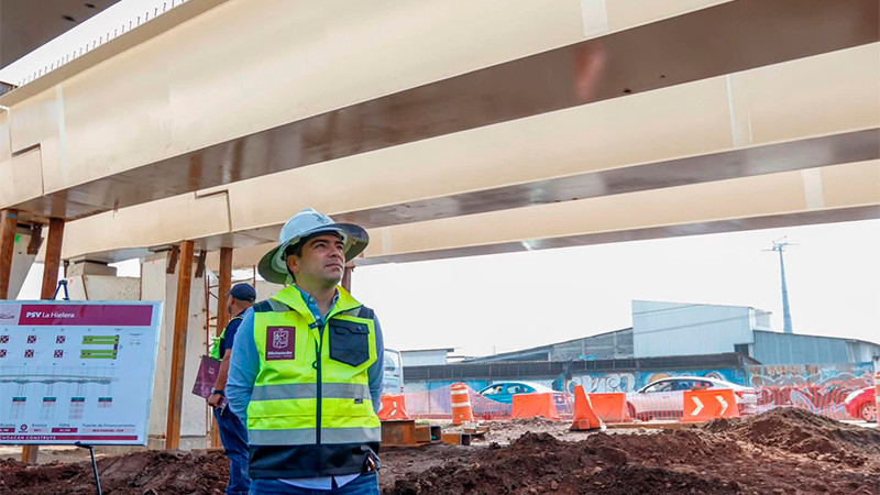 Avanzan firmes los trabajos en el distribuidor vial La Hielera: Zarazúa Sánchez 