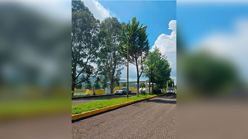 Impulsa Julio César Conejo Alejos trabajos de imagen urbana y programa de revestimiento de caminos 