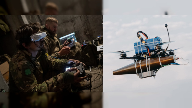 Envían carteles mexicanos a sus soldados a Ucrania para capacitarse en drones FPV, la nueva arma que revolucionará las guerras en el mundo 