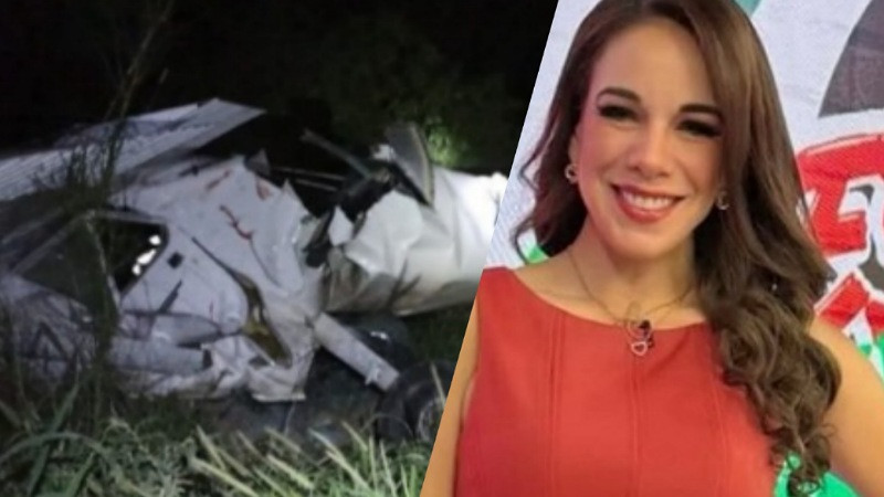 Muere Débora Estrella, conductora de Telediario, en accidente de avioneta en García, Nuevo León 