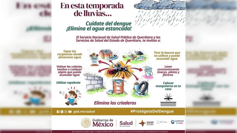 La prevención y control del dengue requieren de la participación social 