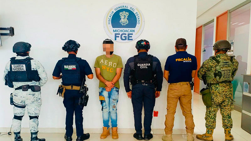 En Zamora, Michoacán: Detienen a presunto homicida en el Fraccionamiento San Joaquín 