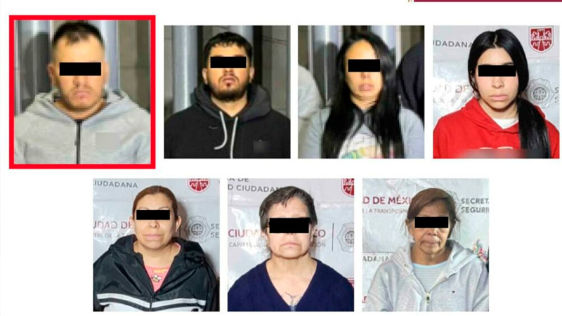 Caen líder de grupo delincuencial de Tepito y seis más en operativos en el Valle de México 