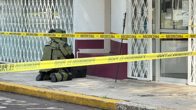Dos hombres a bordo de un vehículo, responsables de arrojar granada que no estalló en Morelia: autoridades 