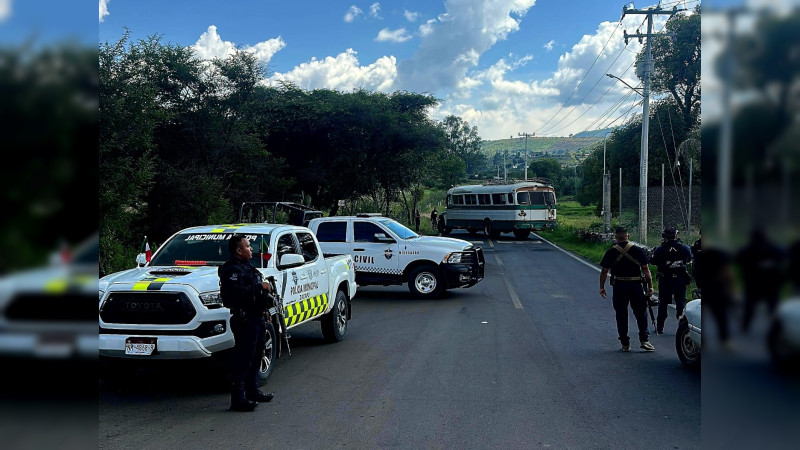 Ola de violencia sacude región Pátzcuaro tras emboscada a la Policía en Zirahuén, Michoacán: Balaceras, bloqueos e intentos de quemas acaban con la tranquilidad 
