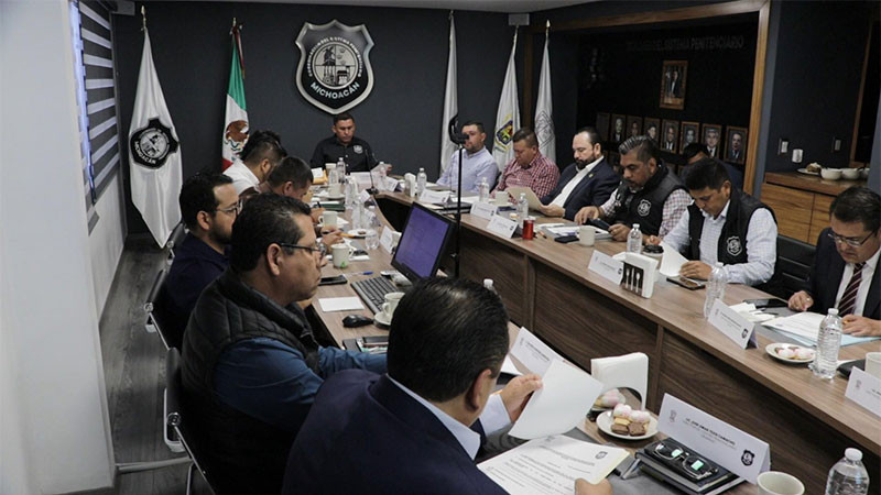  Directores de penales de Michoacán se comprometen a buscar certificación internacional 