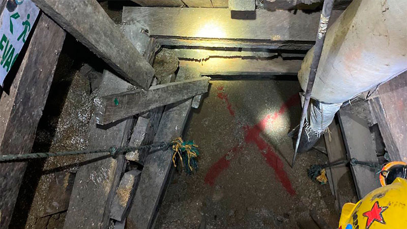 Se registra derrumbe en mina de oro de Colombia; hay 25 trabajadores atrapados 