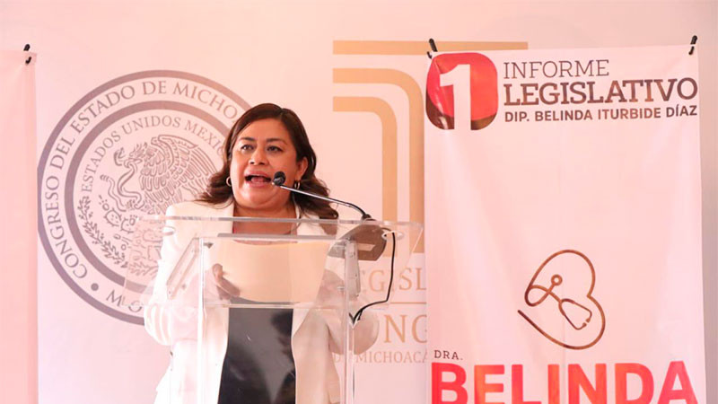 Diputadas Belinda Iturbide y Jaqueline Avilés entregan sus informes legislativos 