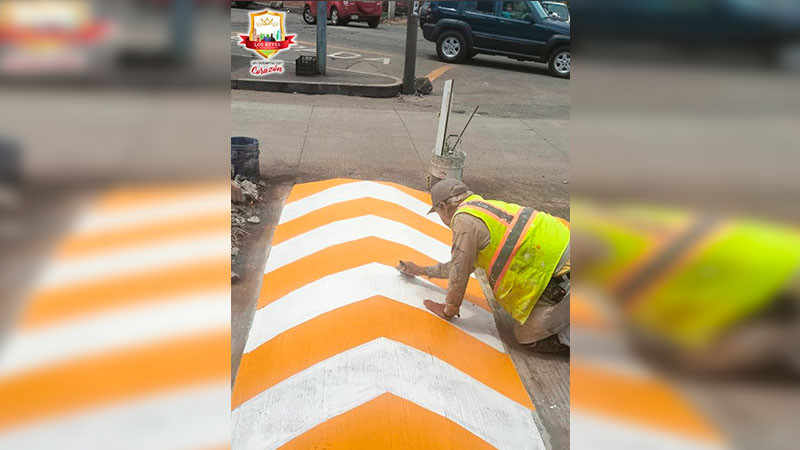Se mejoran accesos escolares, caminos y seguridad vial en Los Reyes: Humberto Jiménez 