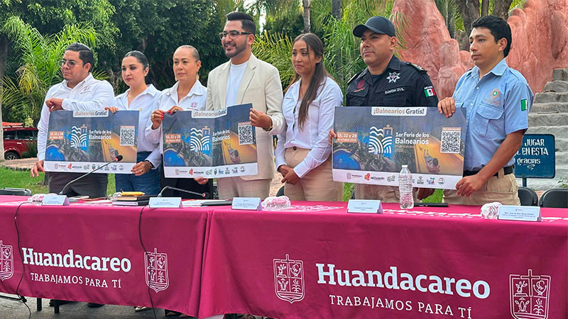 Anuncia Alexis Velázquez: Primer Feria de los Balnearios Huandacareo 