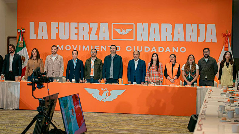 Michoacán participa en Comisión Permanente de Movimiento Ciudadano en CDMX 