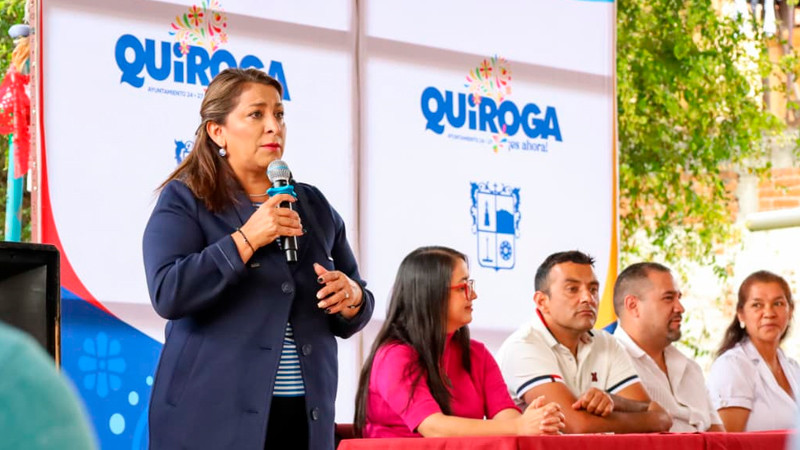 Arranca Ayuntamiento de Quiroga rehabilitación en el Jardín de Niños Justo Sierra 