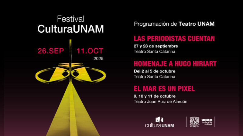 Teatro UNAM se une al Homenaje a Hugo Hiriart y presenta dos obras en Festival CulturaUNAM  