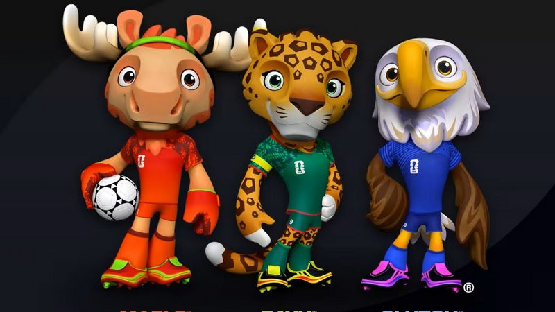 FIFA revela a las mascotas oficiales del Mundial 2026: Maple, Zayu y Clutch 