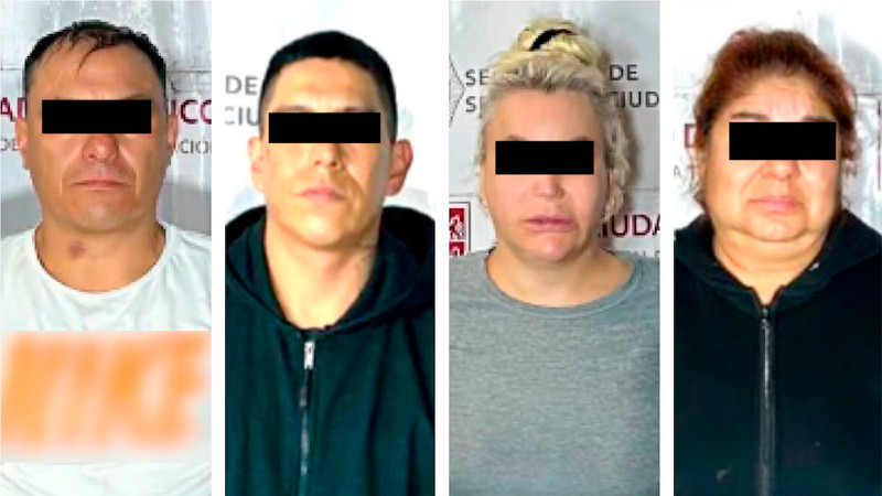 Caen 4 presuntos miembros de célula delincuencial en Iztacalco 