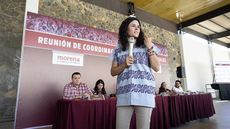 Luisa Alcalde celebra posible revocación de mandato a Salomón Jara en Oaxaca 