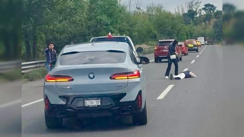 Tránsito: Muere otro motociclista ahora en la Morelia-Pátzcuaro; ya son dos este domingo