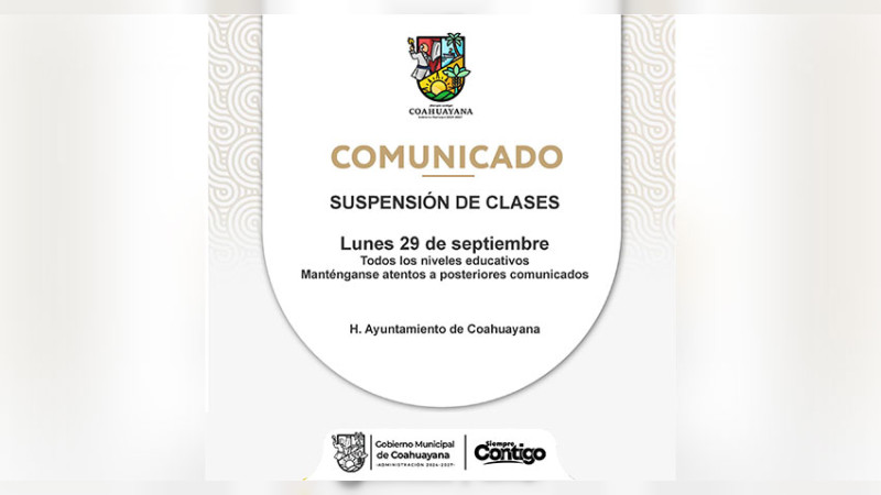 Por ola de violencia suspenden clases en Coahuayana, Michoacán, este lunes 
