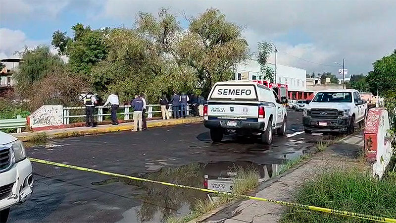 Localizan cuerpo flotando en el Río Grande en la colonia Doctor Miguel Silva de Morelia, Michoacán 