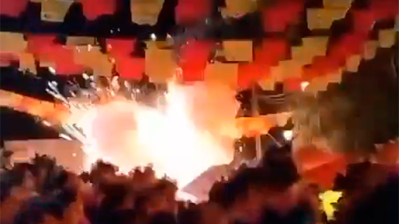 Explota pirotecnia en Feria Regional en San Luis Potosí, dejando al menos 20 heridos 