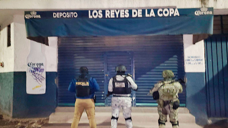 Aseguran sustancias ilícitas en la colonia Torreón Nuevo de Morelia, Michoacán  