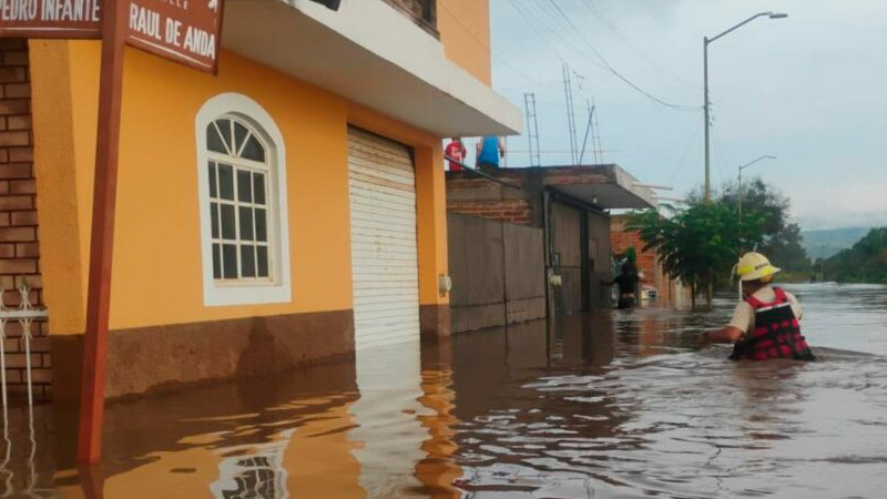 Lluvias e inundaciones en Tototlán, Jalisco afectan más de 450 casas 